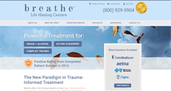 Desktop Screenshot of breathelifehealingcenters.com